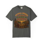 Late Night Porch Debate Society — Funny Lake Cabin Camping Tee