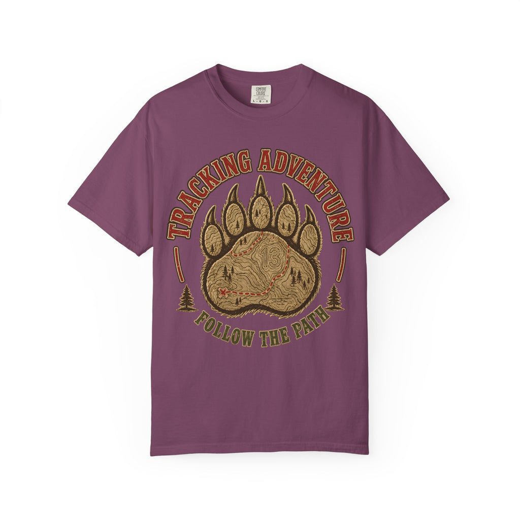 Tracking Adventure Follow the Path — Vintage Bear Paw Hiking Tee