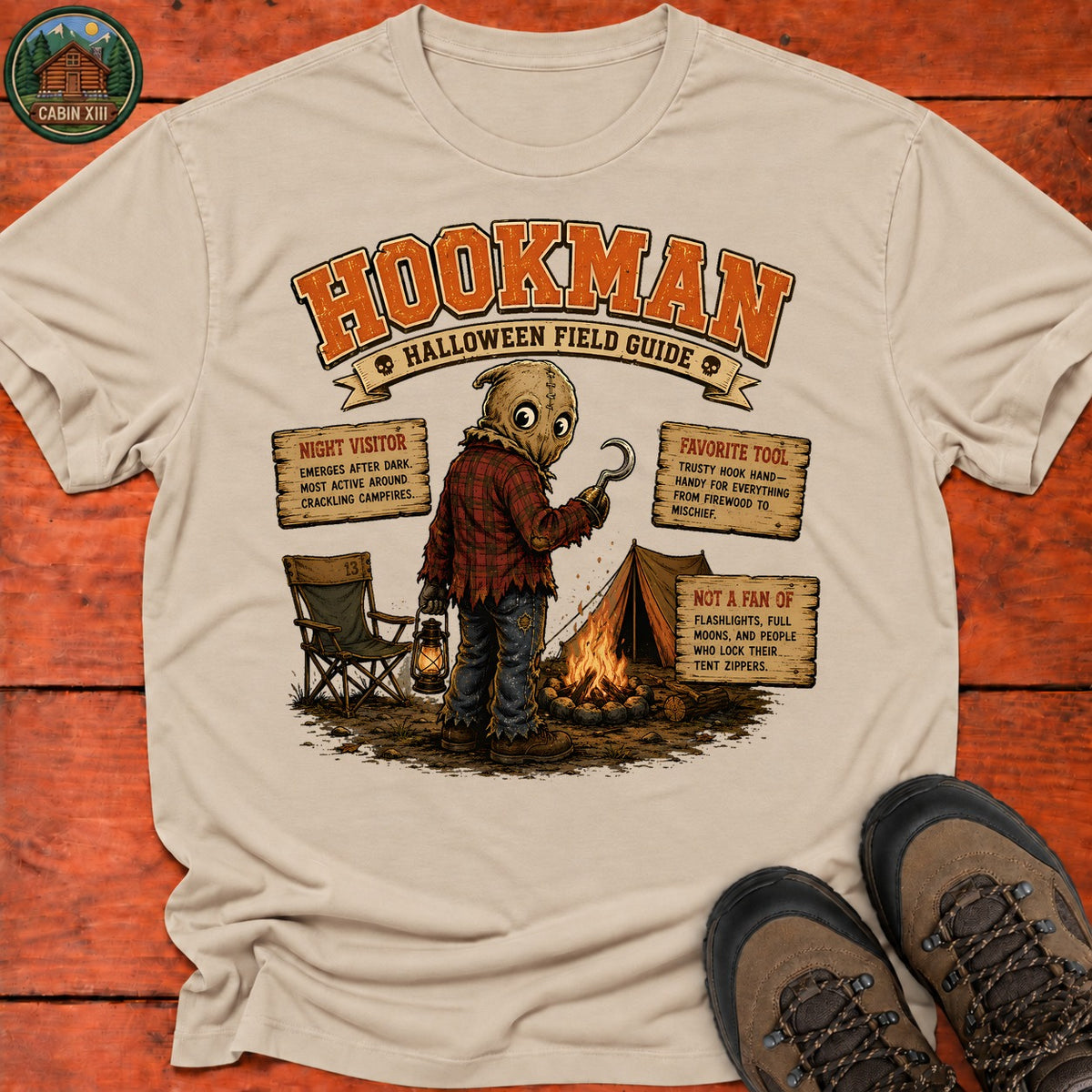 Hookman Field Guide T-Shirt — Sand