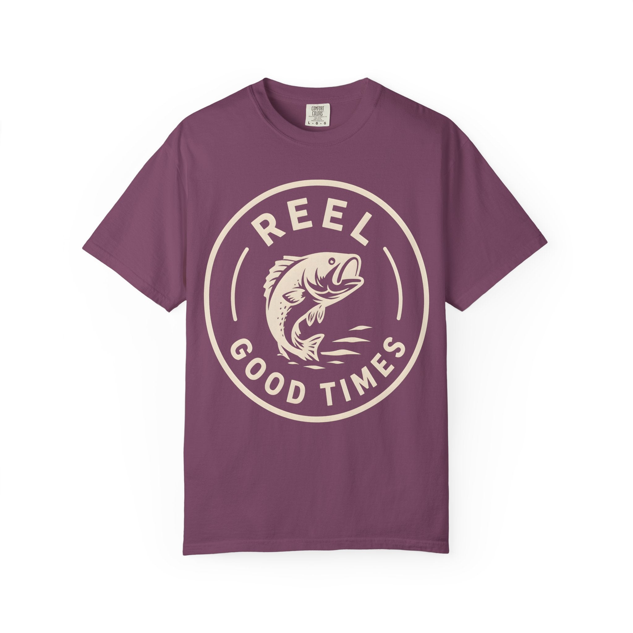 Reel Good Times — Vintage Fishing Badge Tee