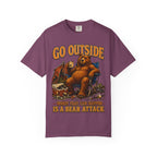 Go Outside Worst That Can Happen Is A Bear Attack Camp Tee