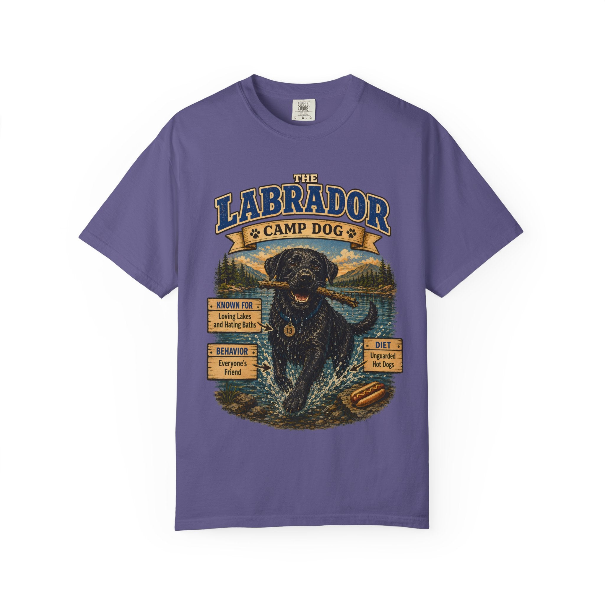 Labrador Camp Dog - Loving Lakes and Hating Baths Shirt