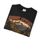 Summit Attempt Survivor Mostly Voluntary — Funny Hiking Tee