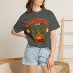 Campfire and Chill — Vintage Camping Marshmallow Humor Tee
