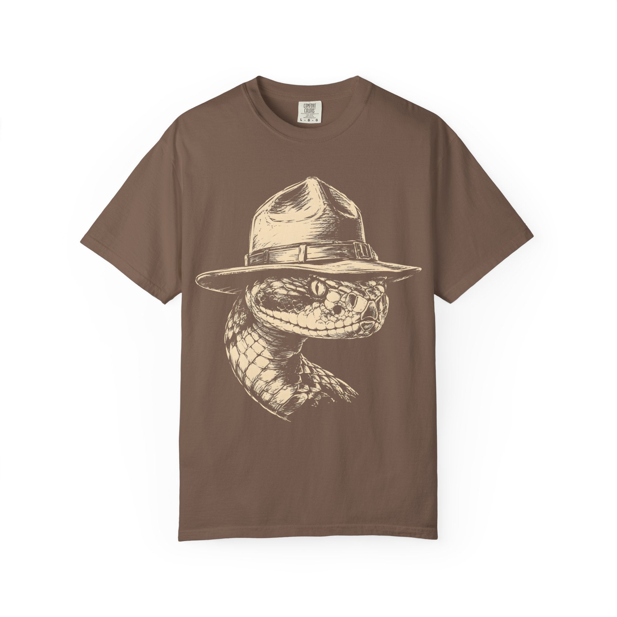 Rattlesnake Ranger — Vintage Sketch Outdoor Wildlife Tee