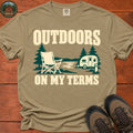 Outdoors On My Terms T-Shirt — Khaki