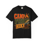 Camp Fish Hike — Vintage Outdoor Camping and Fishing Tee