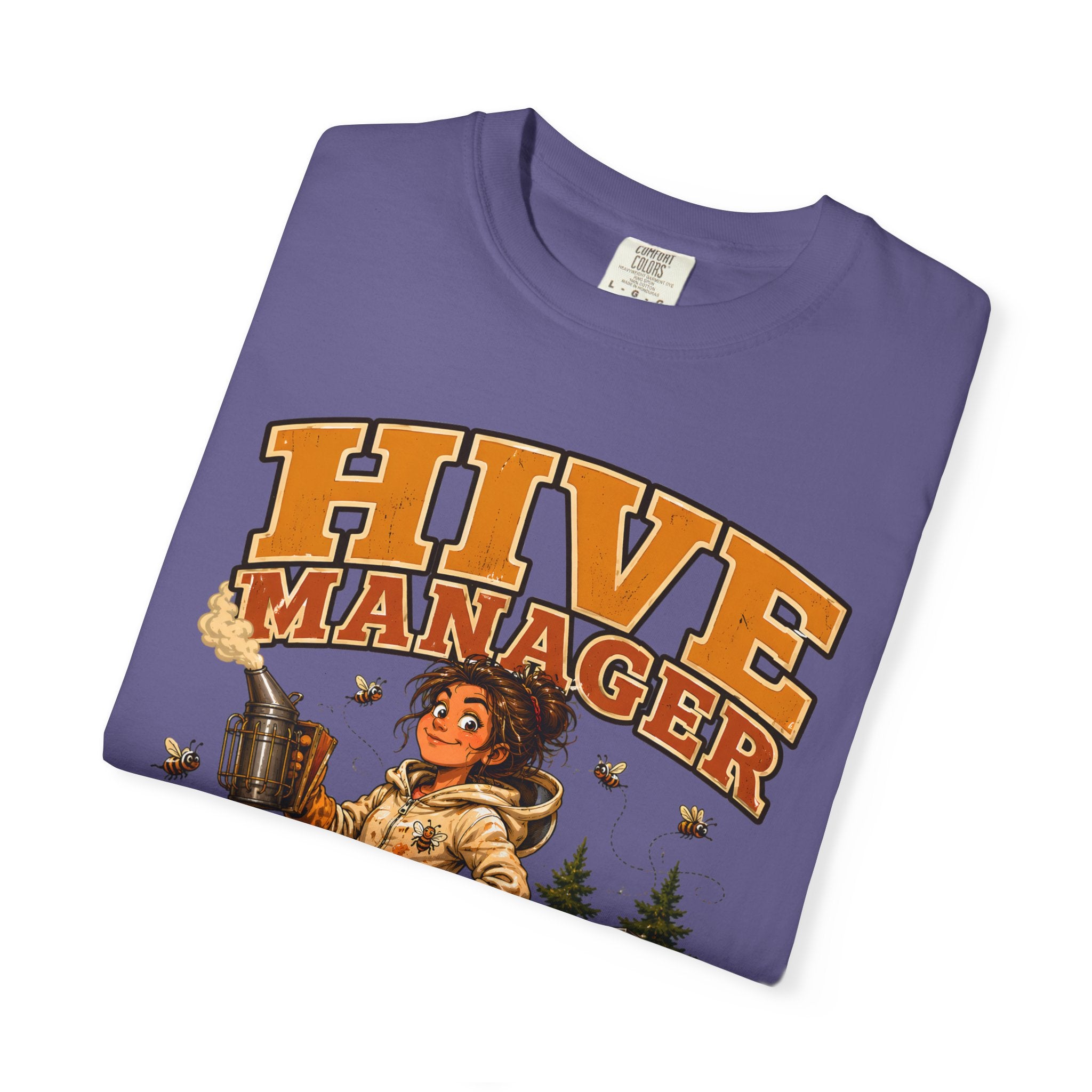 Hive Manager Funny Beekeeping Shirt — Keep Calm and Bee Kind Tee