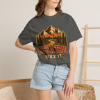 Life's a Trail Hike It — Vintage Mountain Hiking Outdoor Tee