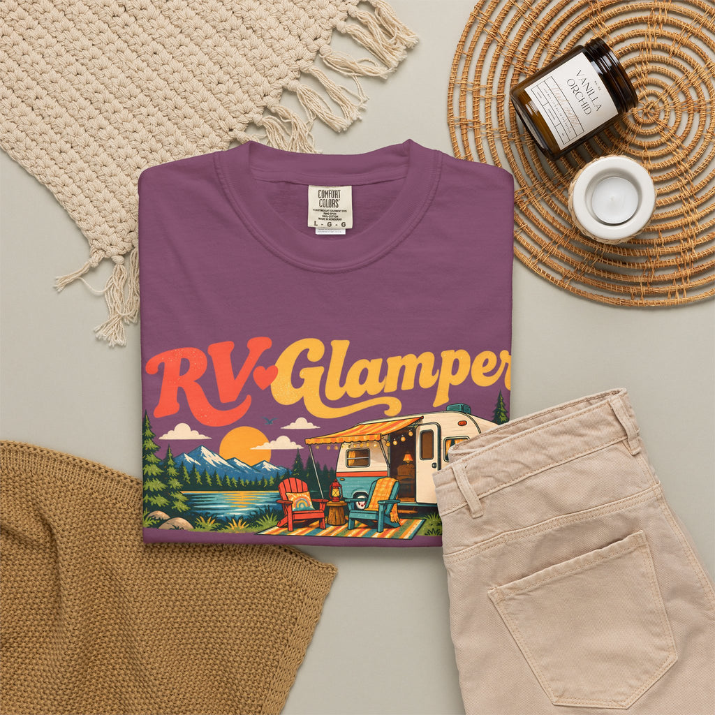 Rv Glamper Half Color T-Shirt