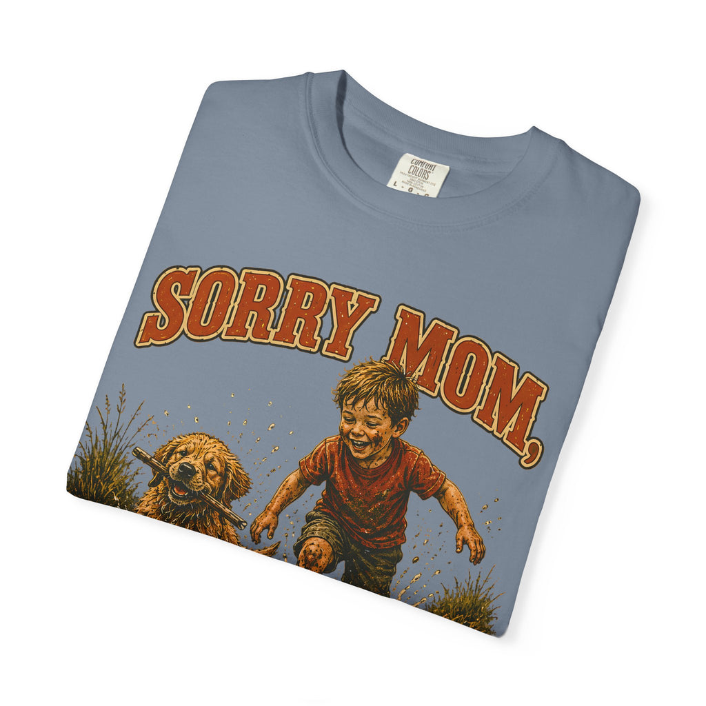 Sorry Mom The Creek Looked Fun — Vintage Camping Humor Tee
