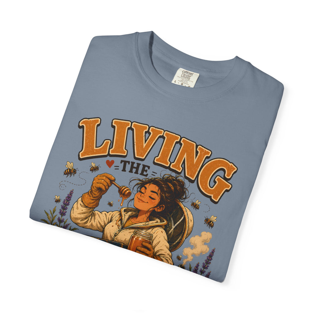 Living the Sweet Life Funny Beekeeping Shirt — Beekeeper Tee