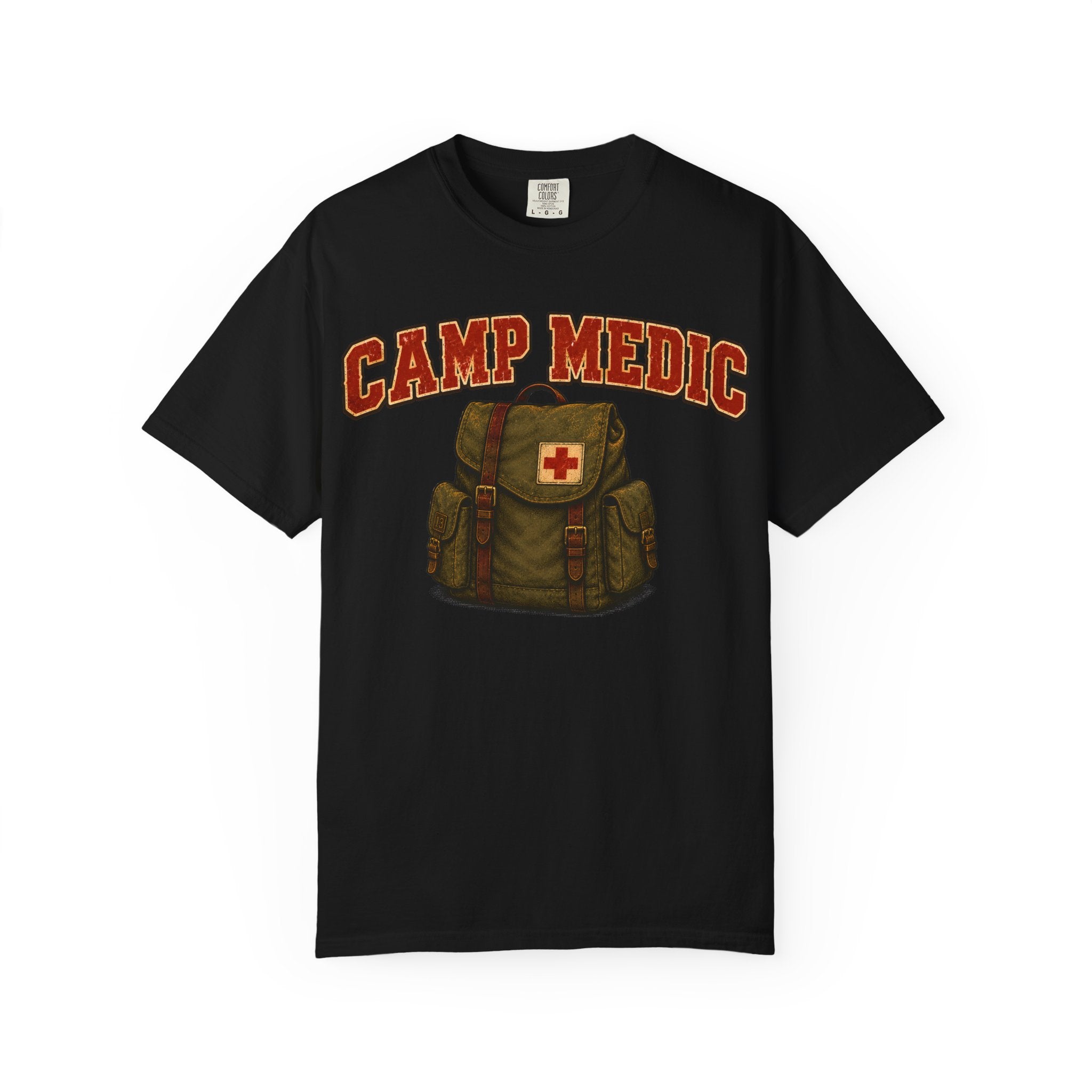 Camp Medic Funny Camping Shirt — Vintage Outdoor First Aid Tee