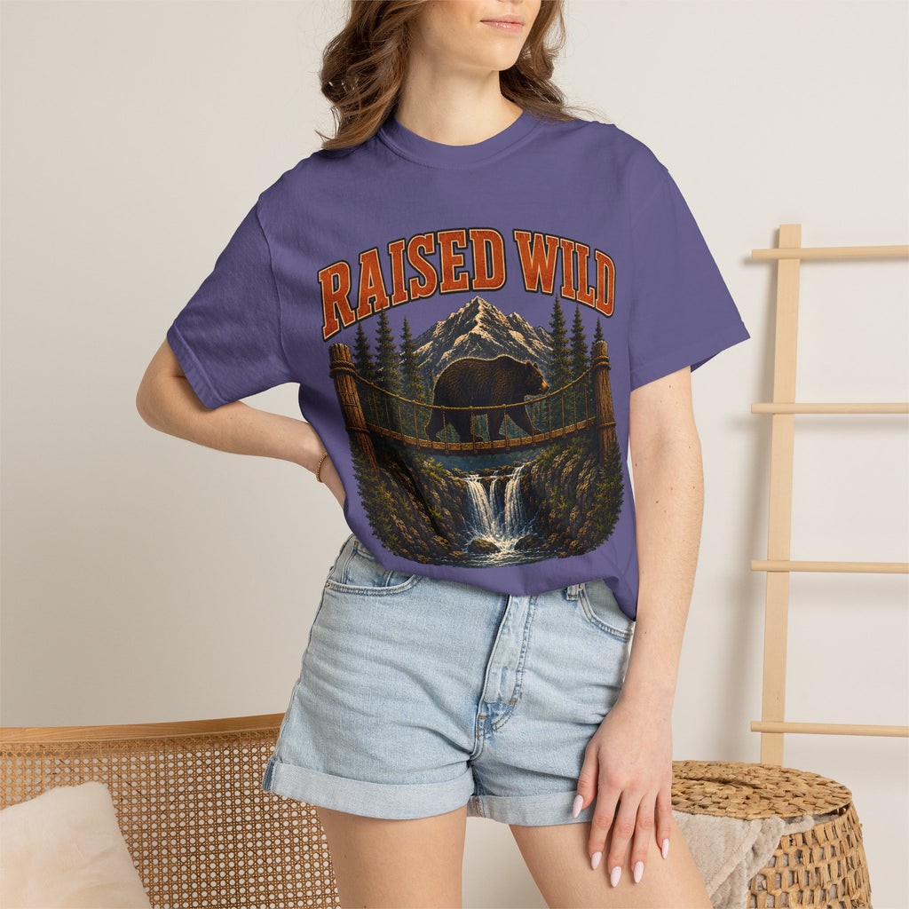 Raised Wild Vintage Outdoor Bear Shirt — Nature Graphic Tee