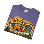Sleep Under the Stars — Retro Camping and Fishing Tee