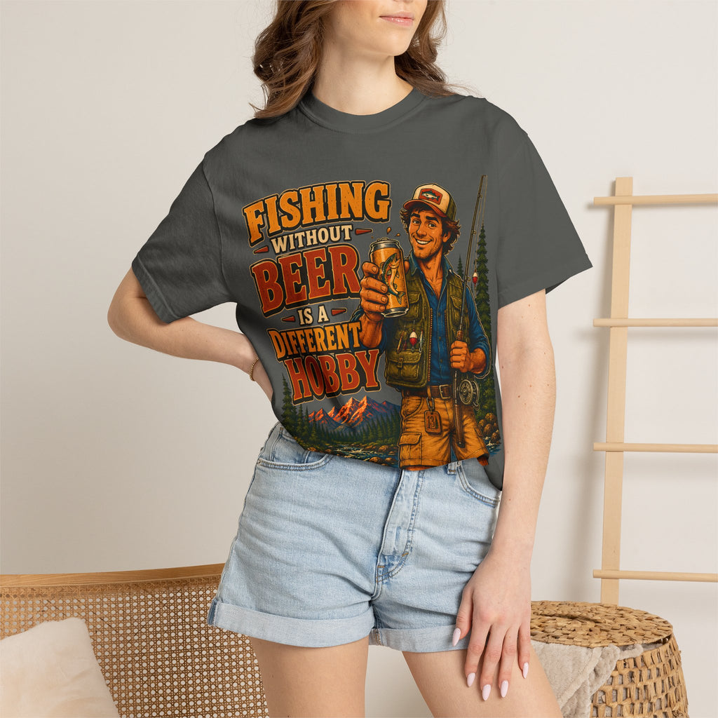 Fishing Without Beer Is a Different Hobby — Funny Fishing Tee