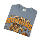 If You See Me Running Scram Funny Beekeeping Shirt
