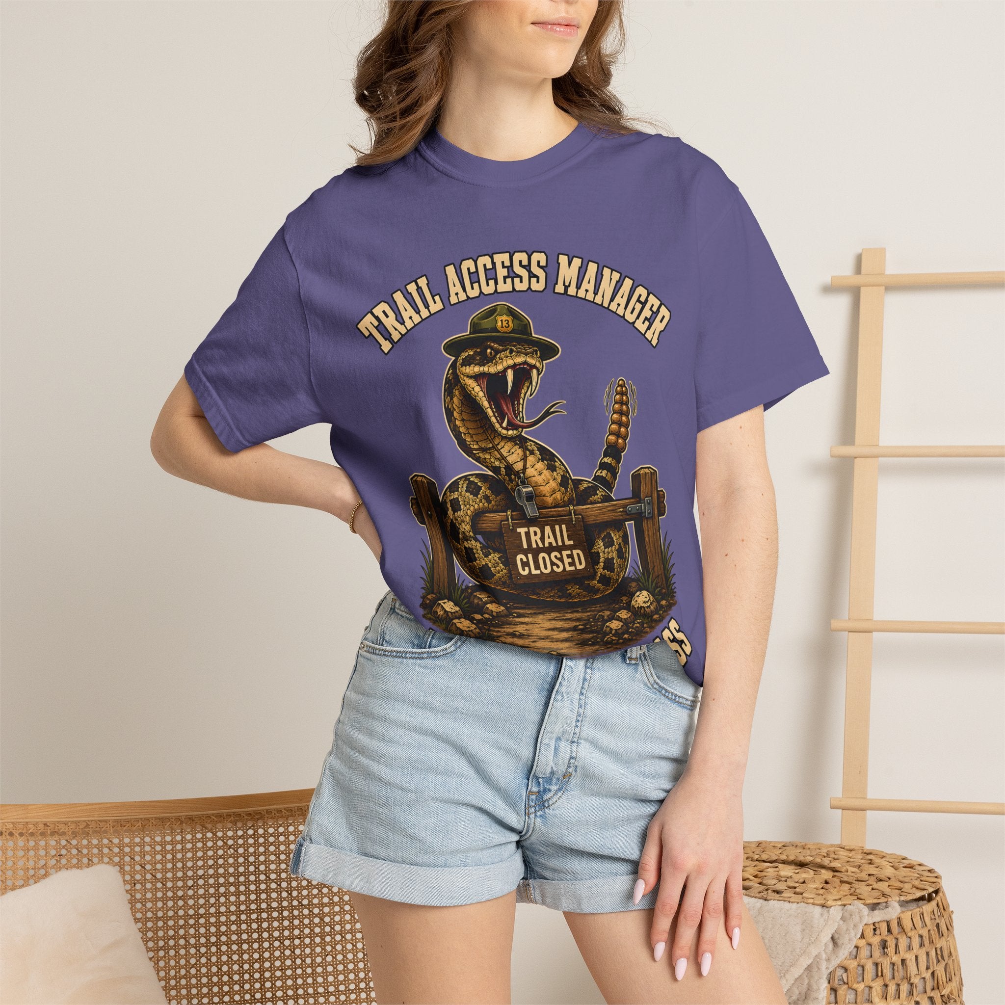 Trail Access Manager You Shall Not Pass — Rattlesnake Hiking Tee