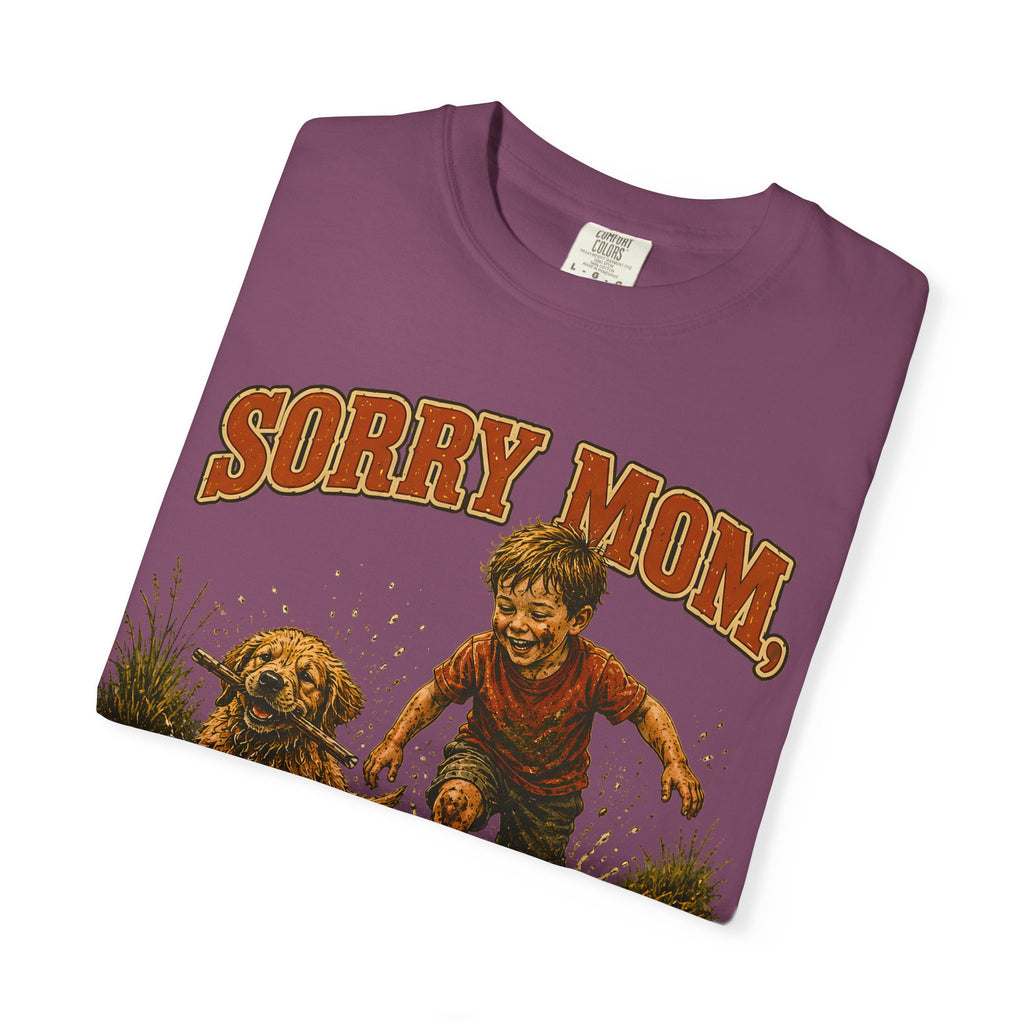 Sorry Mom The Creek Looked Fun — Vintage Camping Humor Tee