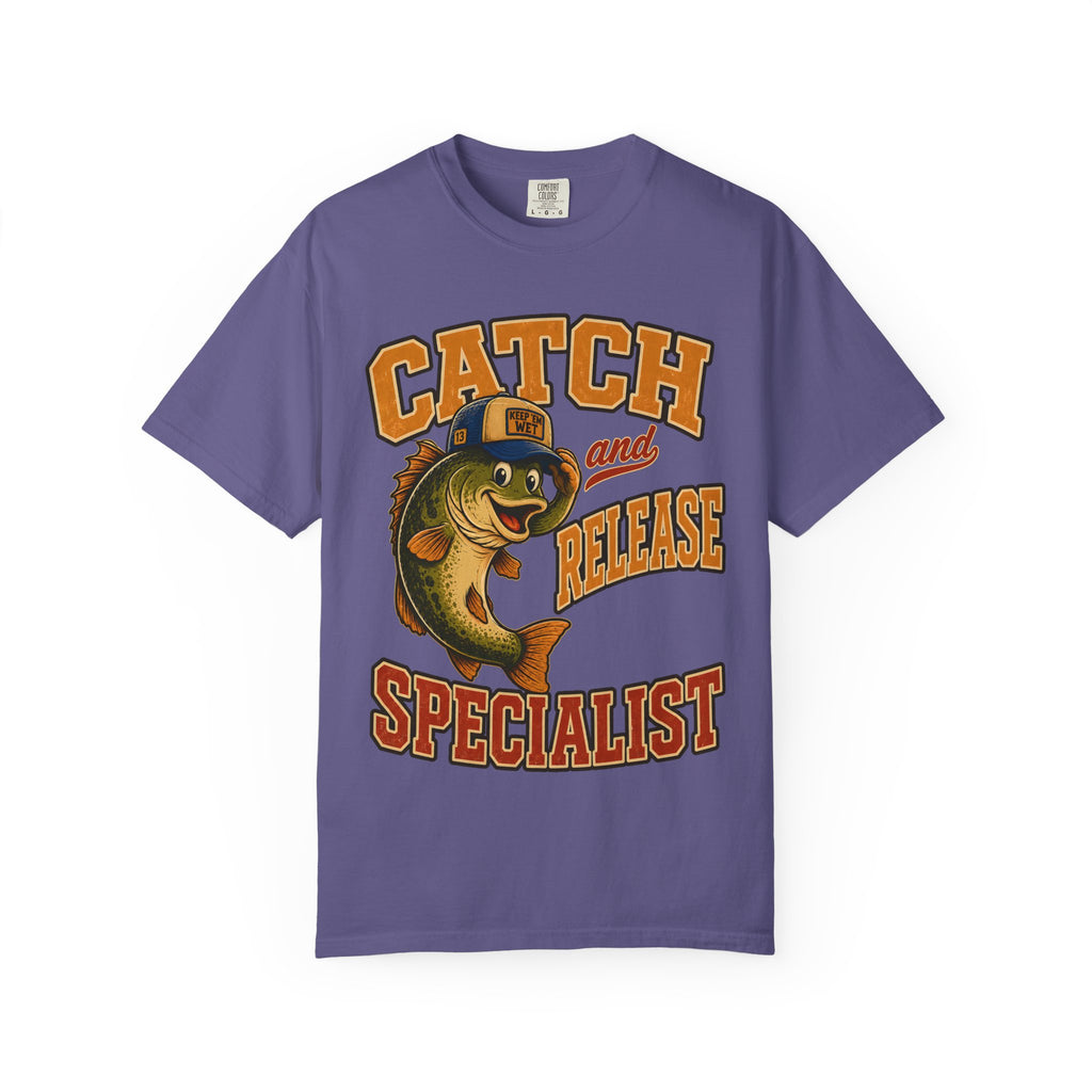Catch and Release Specialist Funny Fishing Shirt — Bass Fishing Tee