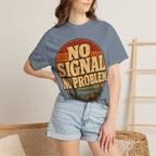 No Signal No Problem — Retro Outdoor Camping Tee