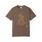 Roasing Marshmallows Line Art T-Shirt