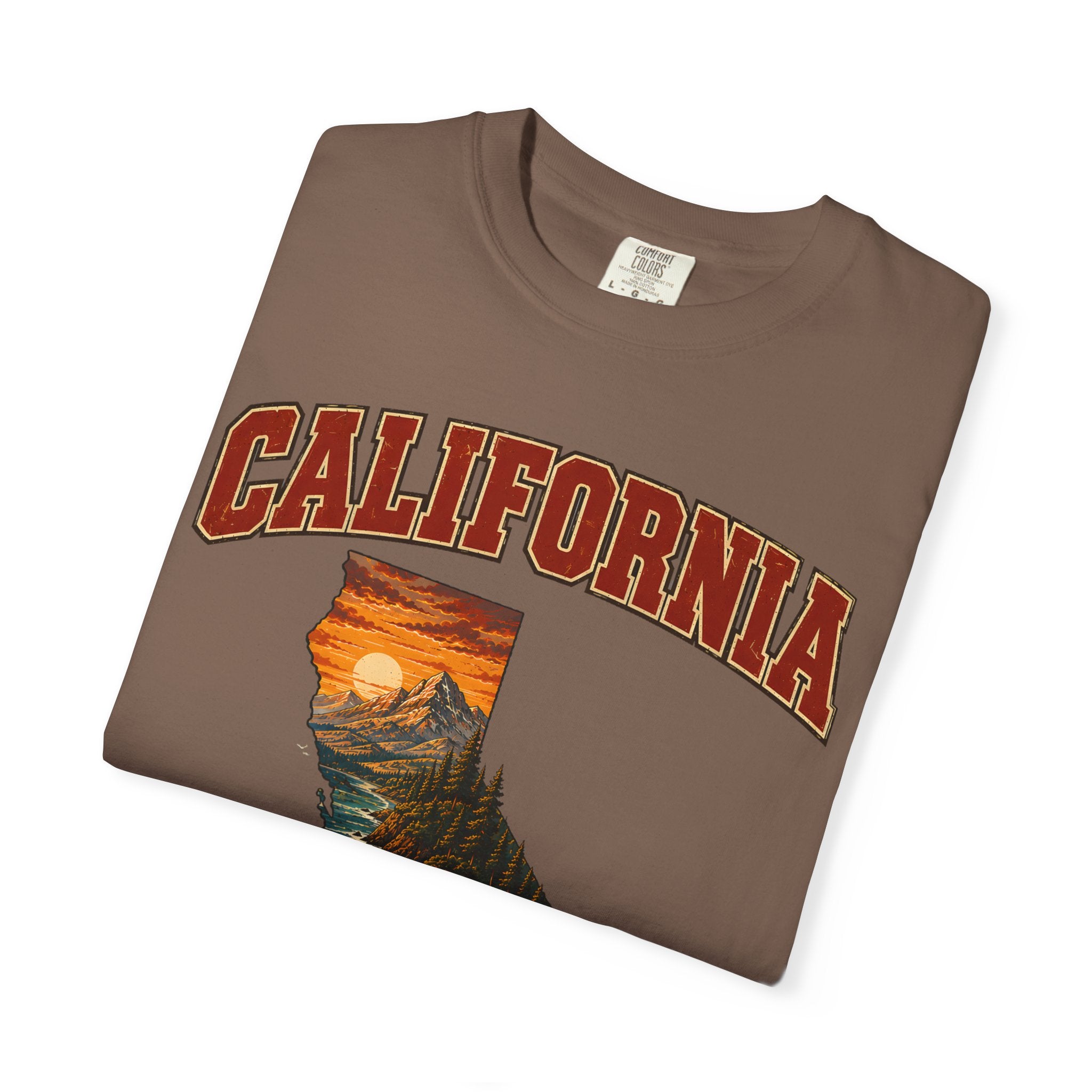 California Camping Shirt — Coastal Mountains Vintage Outdoor Tee
