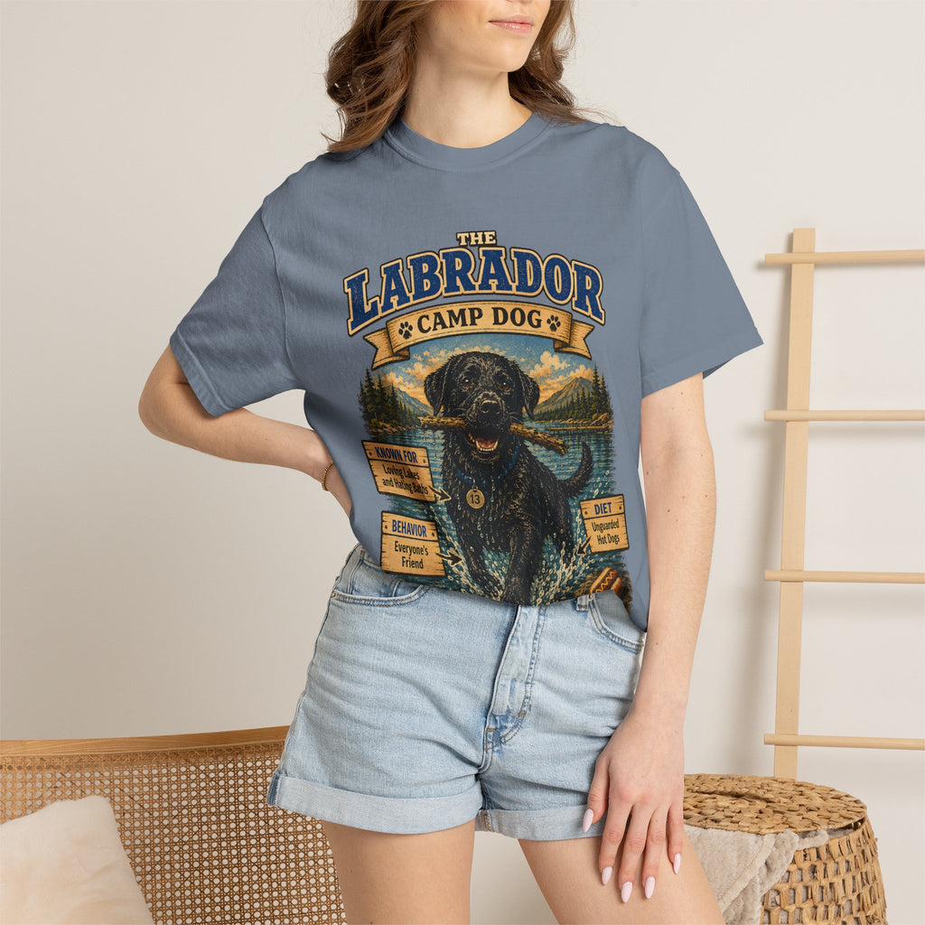 Labrador Camp Dog - Loving Lakes and Hating Baths Shirt