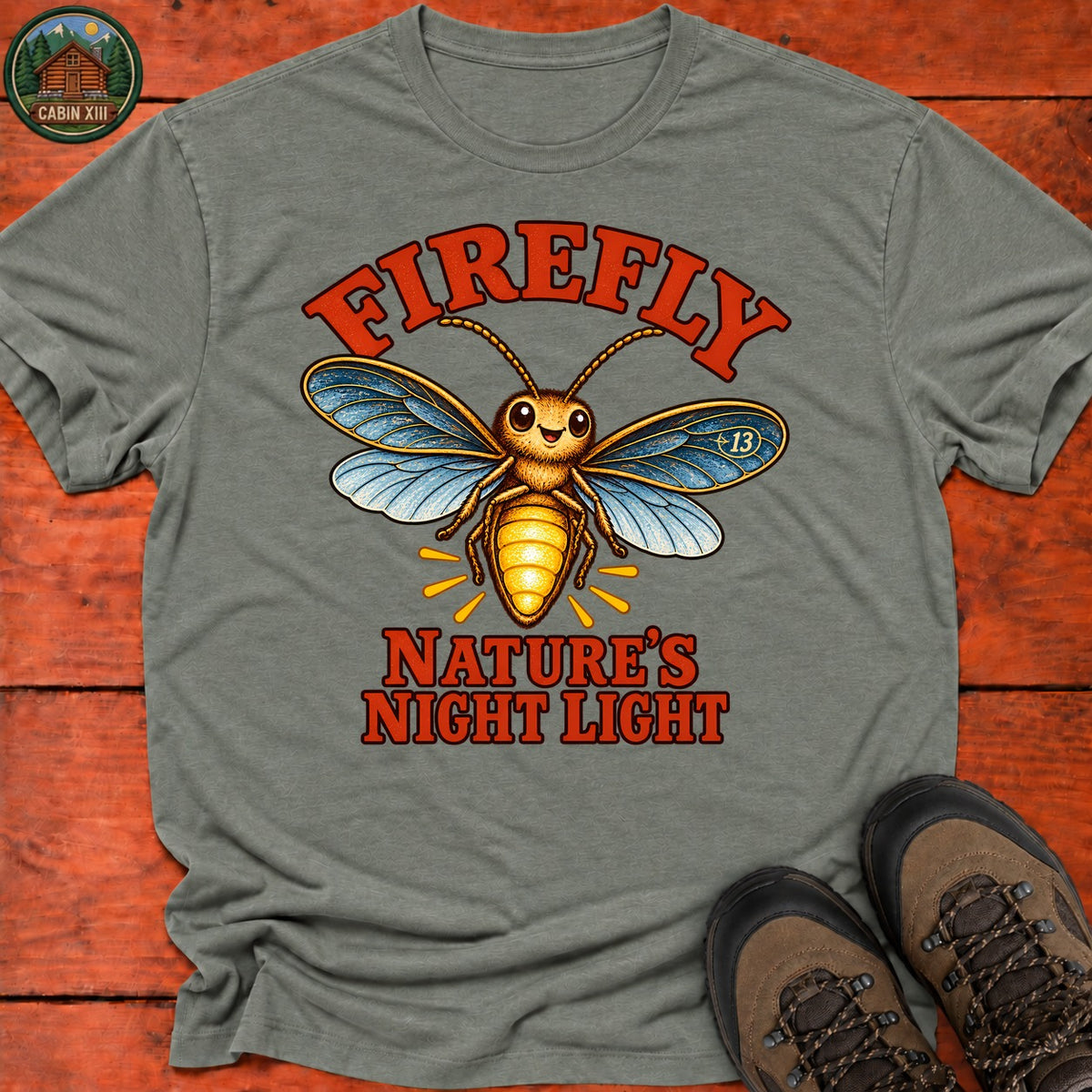 Firefly T-Shirt — Heather Military Green