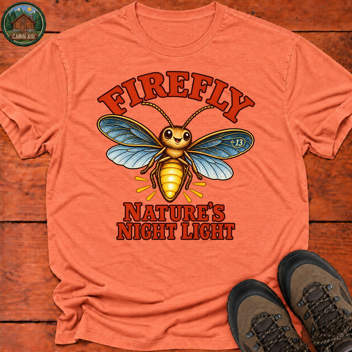 Firefly T-Shirt — Heather Orange