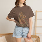 Roasing Marshmallows Line Art T-Shirt