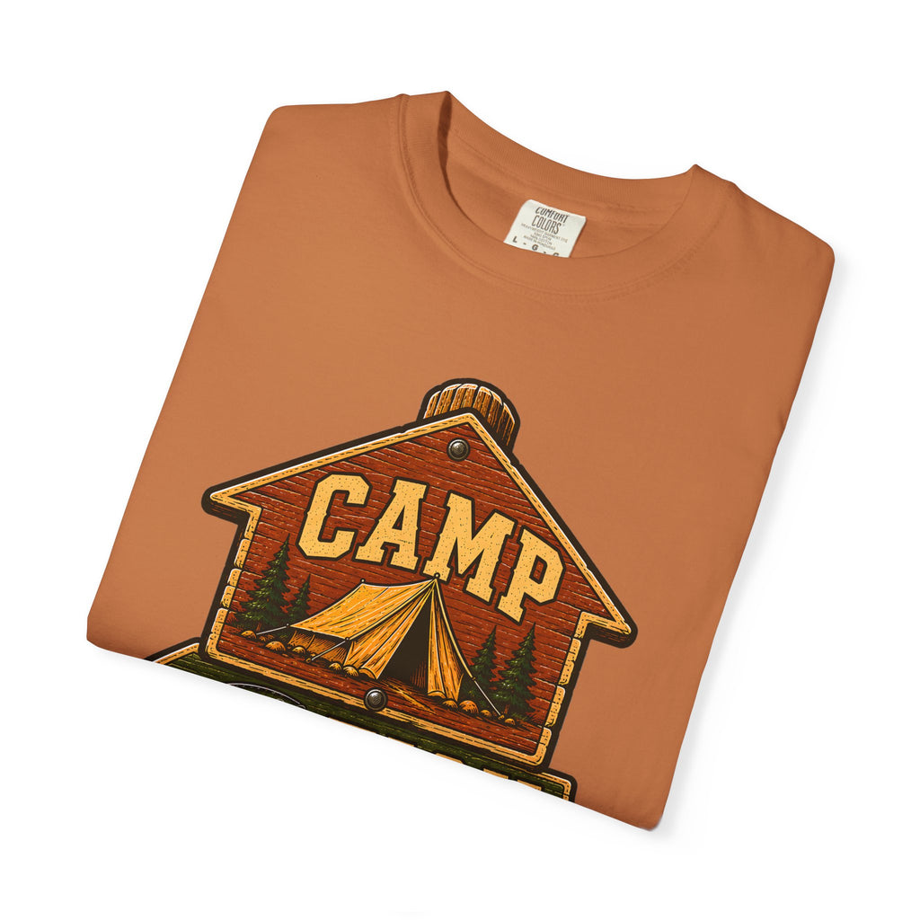 Camp Fish Hike — Vintage Trailhead Sign Outdoor Tee