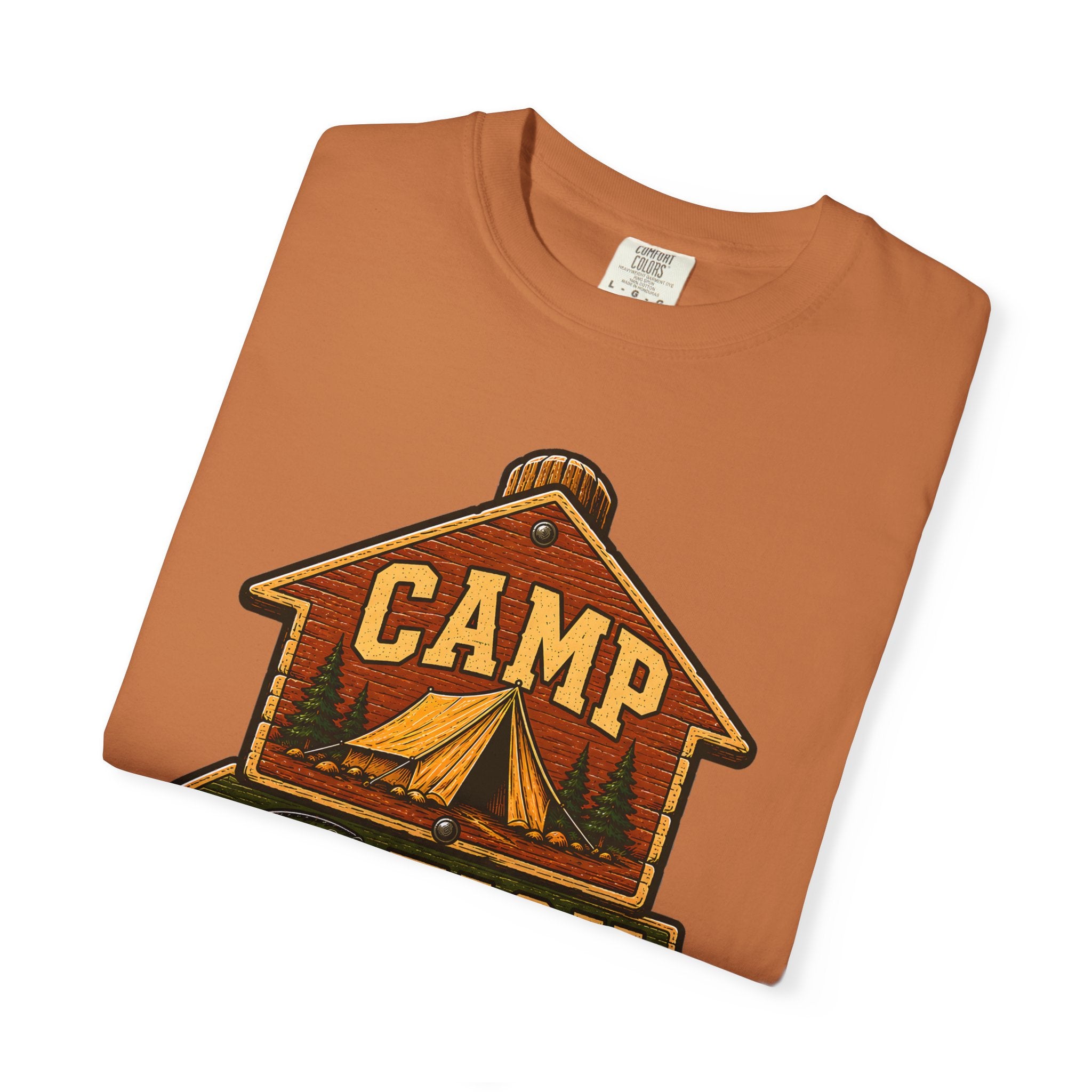 Camp Fish Hike — Vintage Trailhead Sign Outdoor Tee