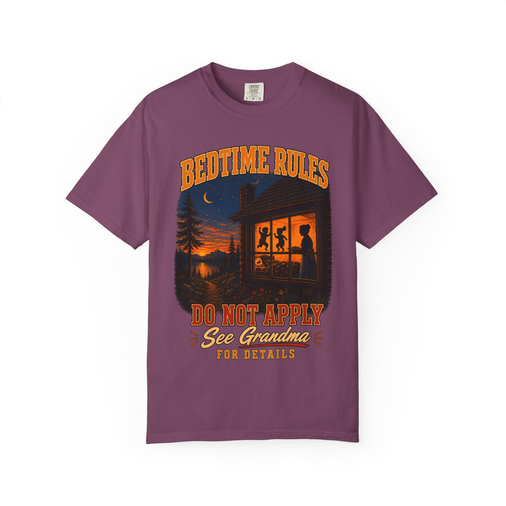 Bedtime Rules Do Not Apply See Grandma for Details — Camping Tee