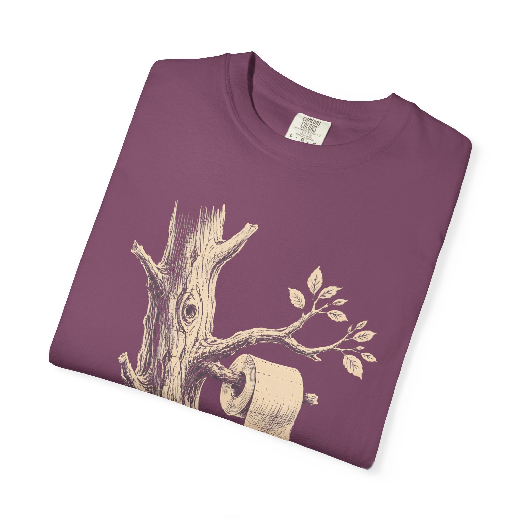 Toilet Tree — Funny Camping Outdoor Humor Sketch Tee
