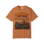 Sleeping Not Dead Just Checking the Eyelids for Leaks Funny Tee