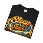 Sleep Under the Stars — Retro Camping and Fishing Tee