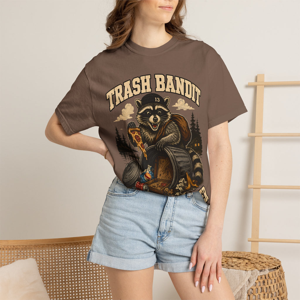 Trash Bandit Repeat Offender — Funny Raccoon Camping Tee