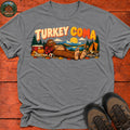 Thanksgiving Turkey Coma T-Shirt — Graphite Heather