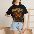 Go Outside Worst That Can Happen Is A Bear Attack Camp Tee