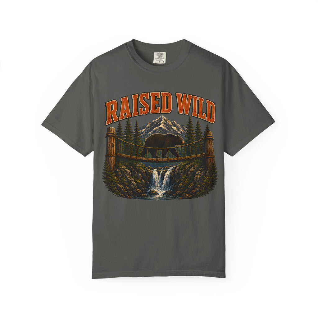 Raised Wild Vintage Outdoor Bear Shirt — Nature Graphic Tee