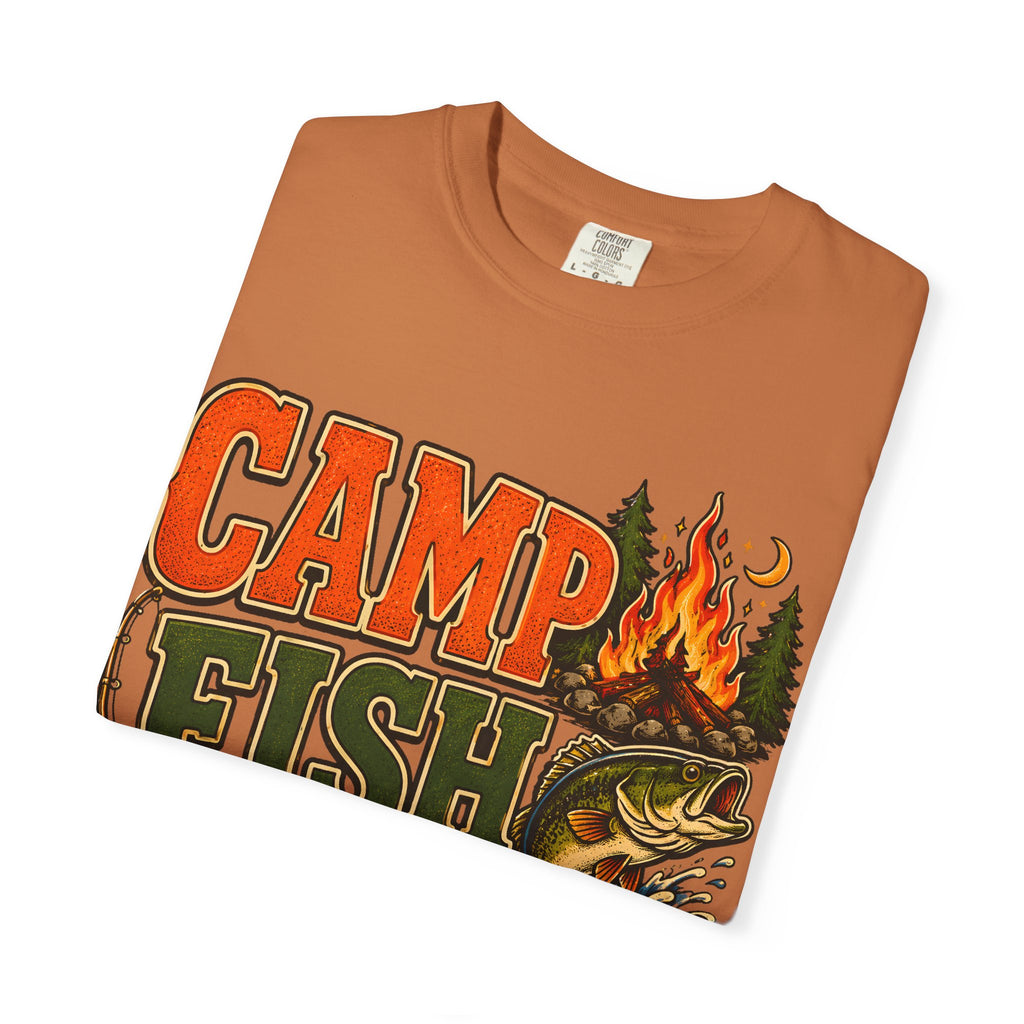 Camp Fish Hike — Vintage Outdoor Camping and Fishing Tee