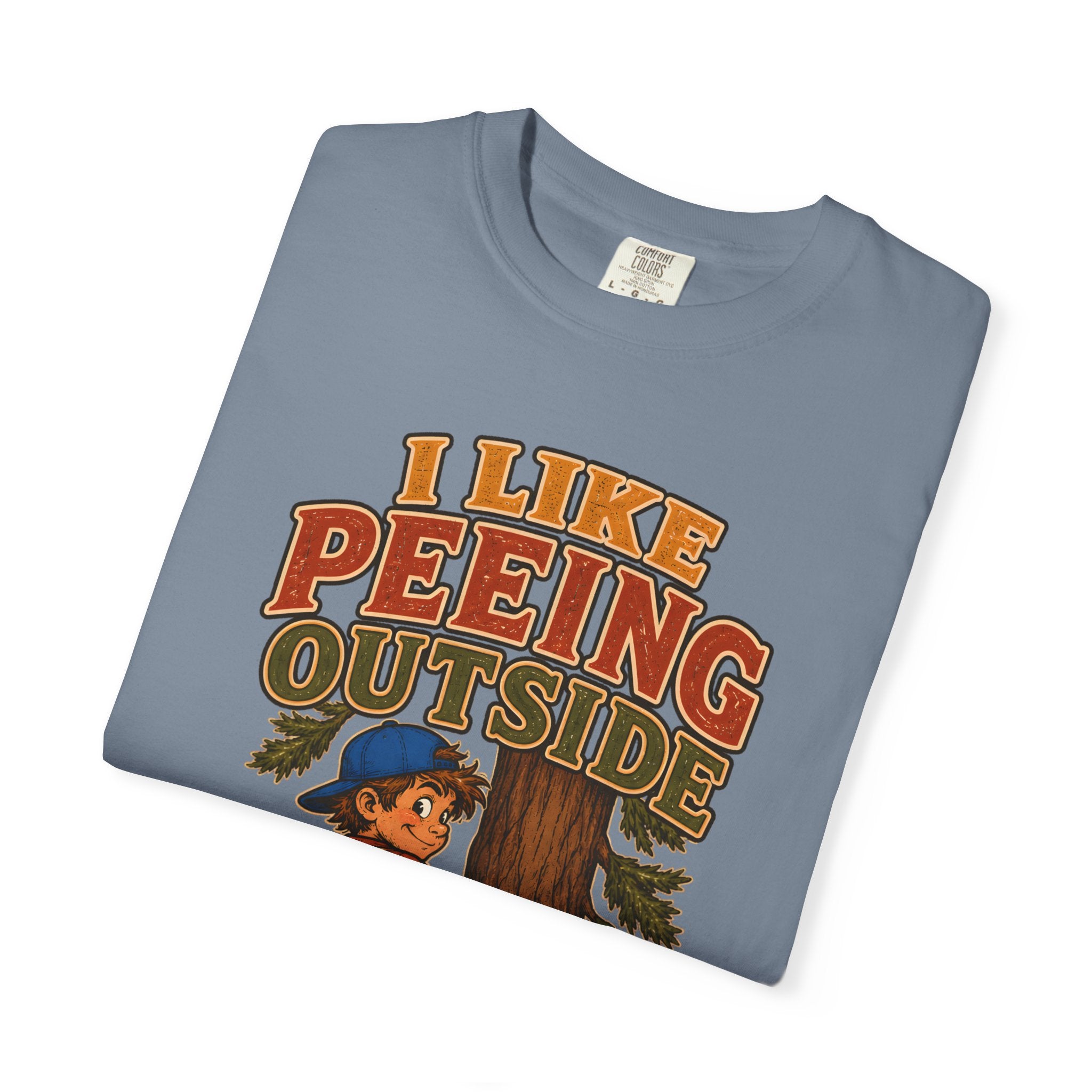 I Like Peeing Outside — Funny Camping Humor Tee