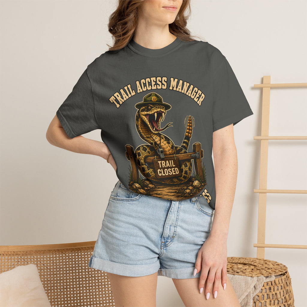Trail Access Manager You Shall Not Pass — Rattlesnake Hiking Tee