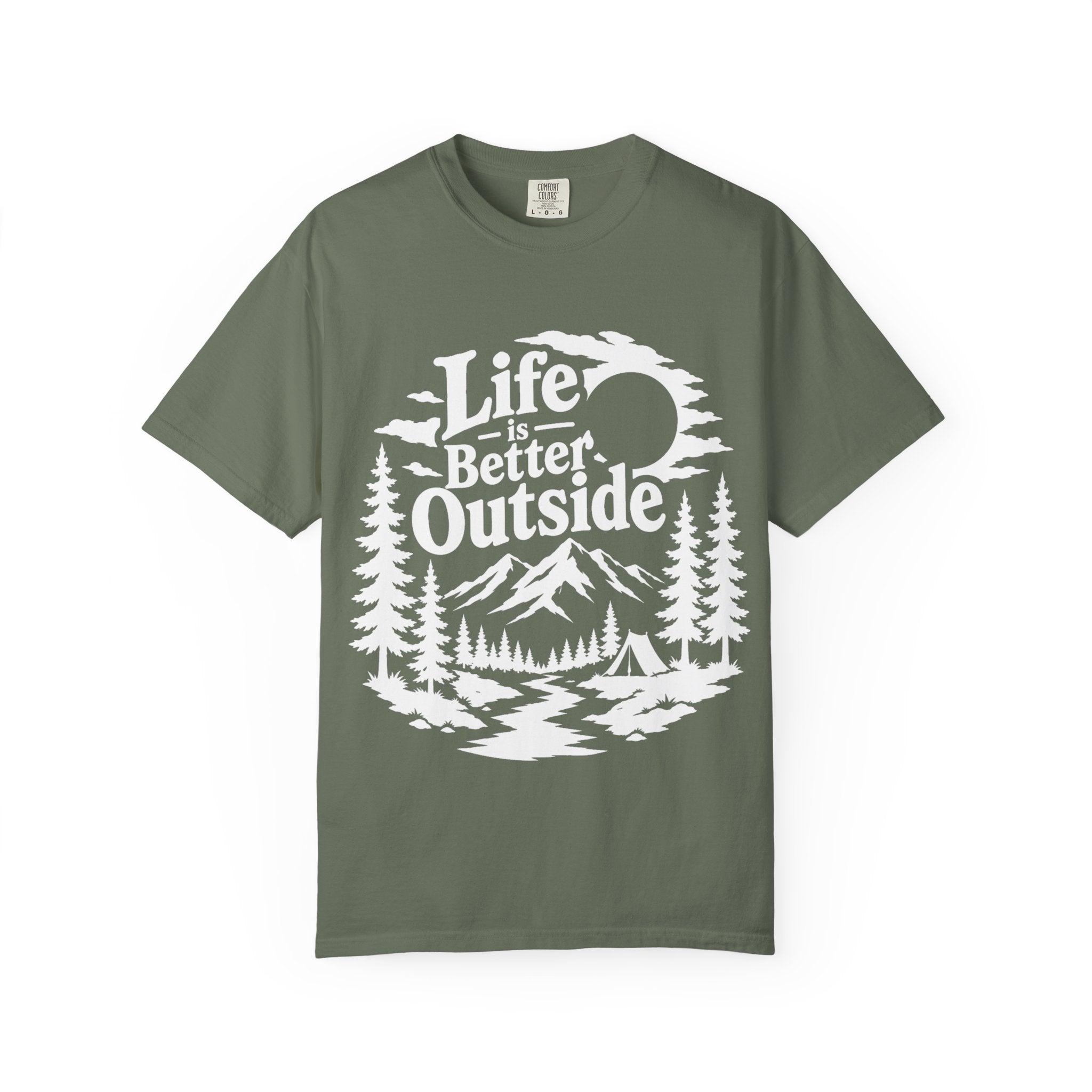 Life Is Better Outside Shirt — Vintage Outdoor Camping Tee