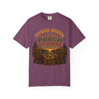 Late Night Porch Debate Society — Funny Lake Cabin Camping Tee