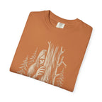Bigfoot Hiding — Vintage Sasquatch Forest Sketch Tee