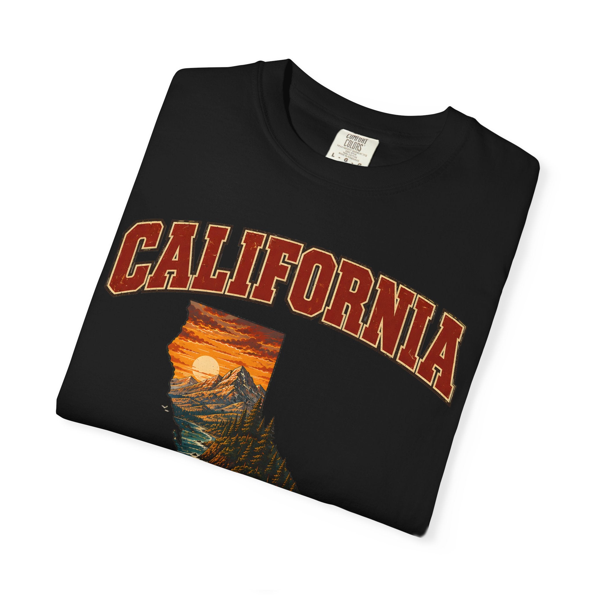 California Camping Shirt — Coastal Mountains Vintage Outdoor Tee