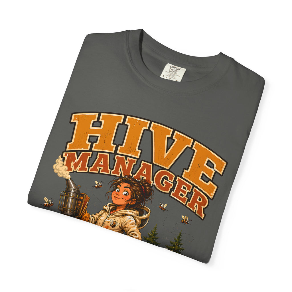 Hive Manager Funny Beekeeping Shirt — Keep Calm and Bee Kind Tee