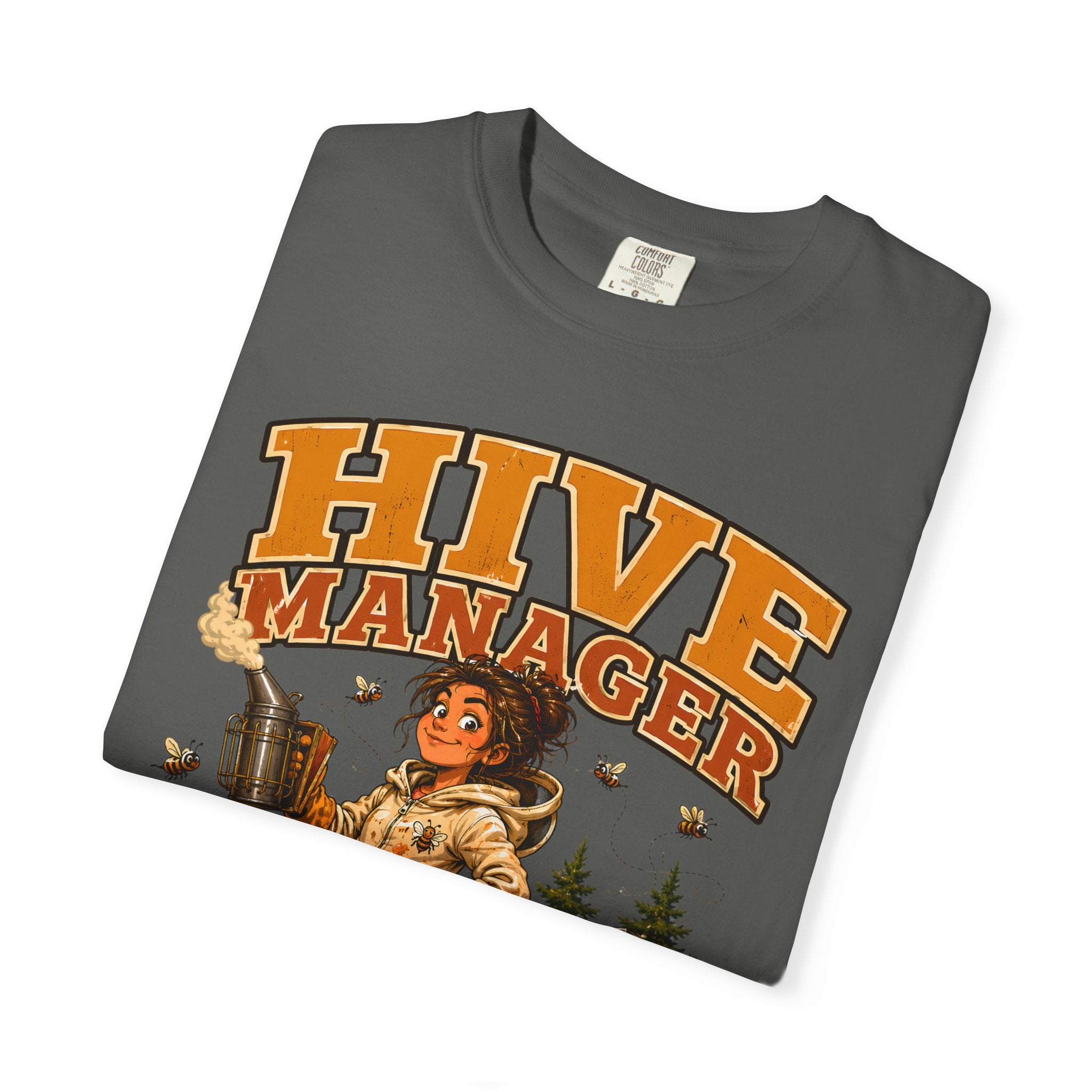 Hive Manager Funny Beekeeping Shirt — Keep Calm and Bee Kind Tee